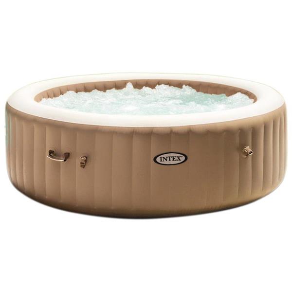 Imagen de Jacuzzi Purespa burbujas redondo beig D236 x 71 cm 1339 litros 