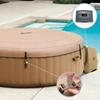 Imagen de Jacuzzi Purespa burbujas redondo beig D236 x 71 cm 1339 litros 