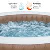 Imagen de Jacuzzi Purespa burbujas redondo beig D236 x 71 cm 1339 litros 