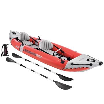 Imagen de Kayak para 2 personas con remos con mango de aluminio + bomba de hinchado Excursion pro 384X94X46 cm