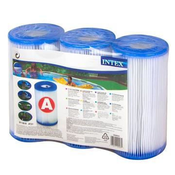 Imagen de Filtro depuradora Intex tipo A. Pack de 6 cartuchos