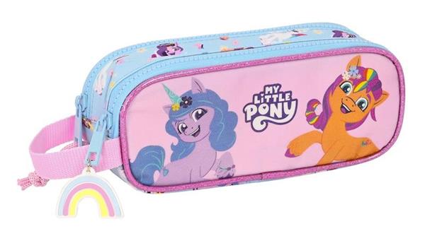 Imagen de Portatodo Doble My Little Pony "Wild & Free" 21X8X6Cm