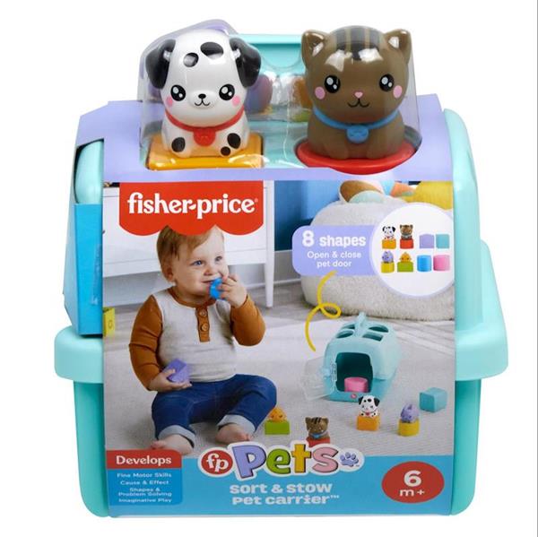 Imagen de Portamascotas Pet Pals Fisher-Price apilables y encajables.