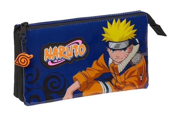 Imagen de PORTATODO TRIPLE NARUTO "NINJA" 22X12X3 CM