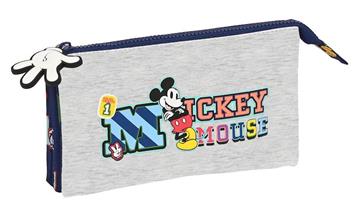 Imagen de Portatodo Triple Mickey Mouse "Only One" 22X12X3 - Modelos surtidos
