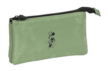 Imagen de Portatodo Triple Minnie Mouse "Mint Shadow" 22X12X3