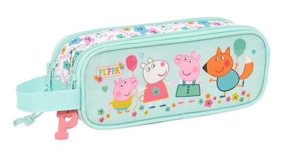 Imagen de Portatodo Doble Peppa Pig "Cosy Corner" 21X8X6Cm