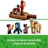 Imagen de Juego de construccion El viaje en el barco pirata Lego Minecraft