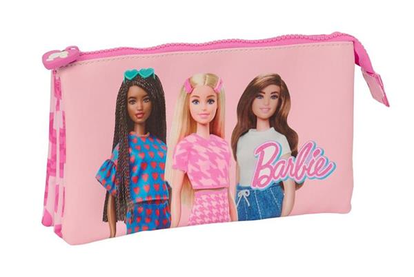 Imagen de Portatodo Triple Barbie Love 22X12X3 Cm