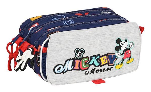 Imagen de Portatodo Triple Big Mickey Mouse "Only One" 21,5X10X8 - Modelos surtidos