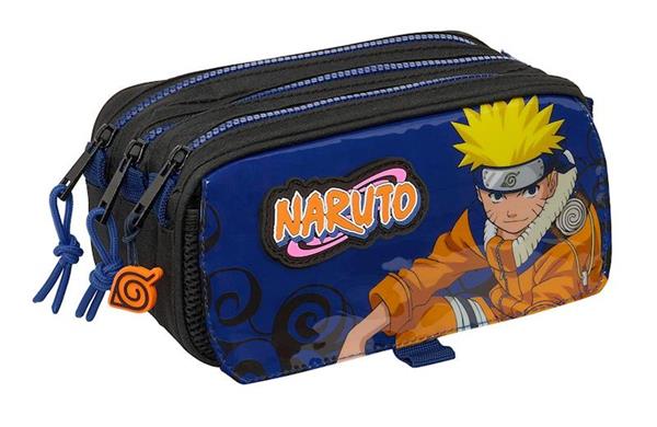 Imagen de PORTATODO TRIPLE BIG NARUTO "NINJA" 21,5X10X8 CM