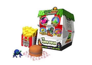 Imagen de Terror Fried Horror Burger Incluye 3 figuras sorpresas y bolsa de salsa slime apestosa.