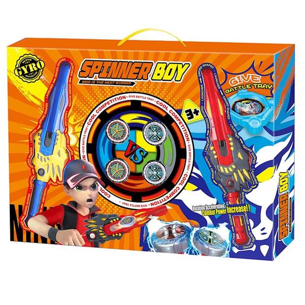 Imagen de Estadio Spinner Boy 33 cm con 4 peonzas