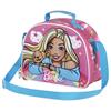 Imagen de Bolsa merienda BARBIE  3D Rainbow  20x25,5x10 cm