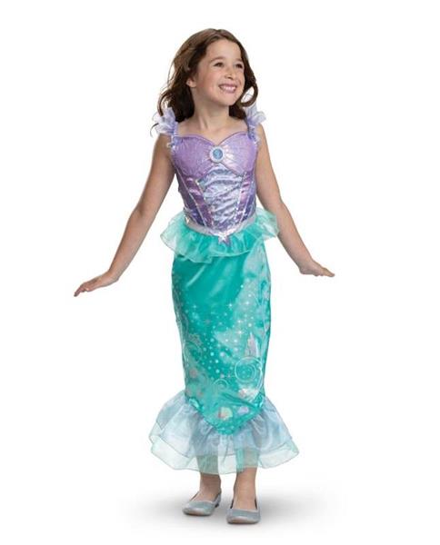 Imagen de Disfraz infantil Disney 100 Aniversario Princesa Ariel Classic talla. 5-6 Años