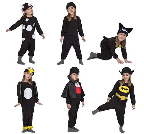 Imagen de Disfraz Infantil Quick 'n' Fun Black Talla 5-6 años Viving Costumes