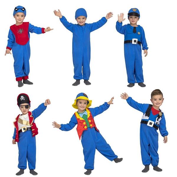 Imagen de Disfraz Infantil Quick 'n' Fun Blue Talla 5-6 años Viving Costumes