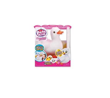 Imagen de Pato interactivo Pets Alive pasea con sus 3 patitos, con accesorios 