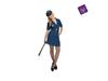 Imagen de Disfraz Adulto Policía Mujer M-L Viving Costumes