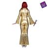 Imagen de Disfraz Adulto Mono Disco Oro Talla M-L Viving Costumes