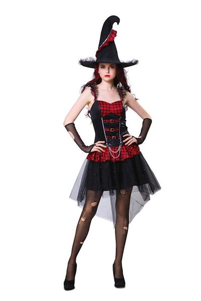 Imagen de Disfraz Adulto Bruja Punk Talla M-L Viving Costumes