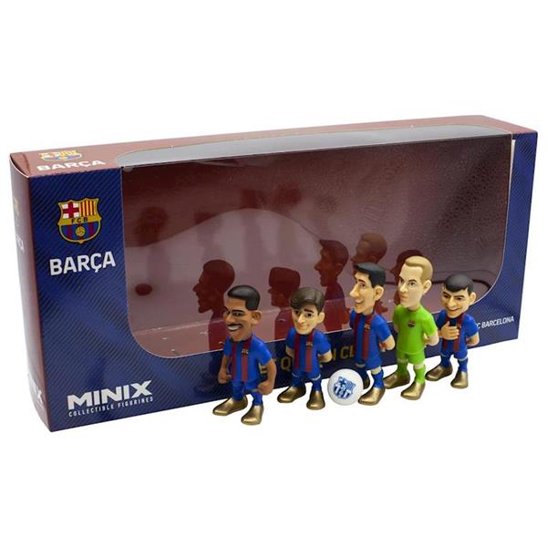 Imagen de Fútbol Club Barcelona Pack de 5 Muñecos de los Jugadores Bandai