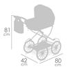 Imagen de Coche De Muñeca Plegable Para Muñecas De Hasta 48 Cm Verona 42X80X81 Cm