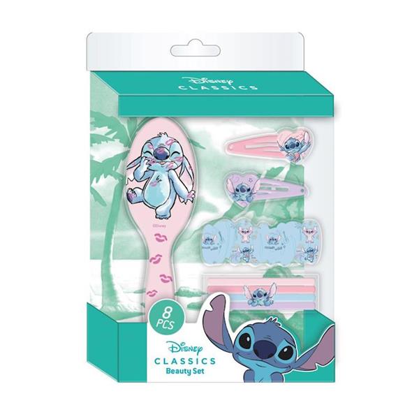 Imagen de Accesorios de belleza Stitch (8 piezas)14.0 X 18.5 X 4.0 Cm