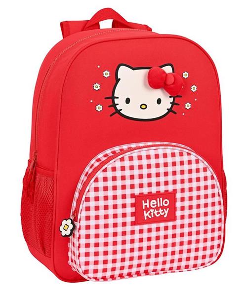 Imagen de Mochila De 33 Cm Adapt.Carro Hello Kitty "Spring" 33X42X14