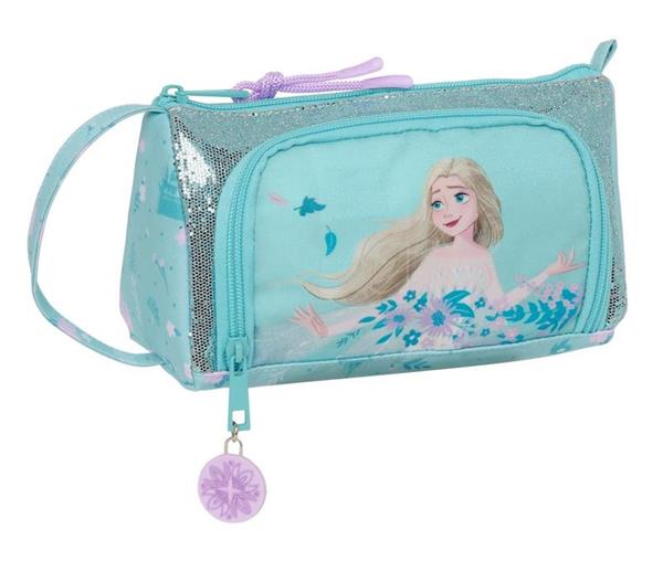 Imagen de Portatodo Con Bolsillo Desplegable Lleno Frozen Ii "Hello Spring" 20X11X8,5Cm