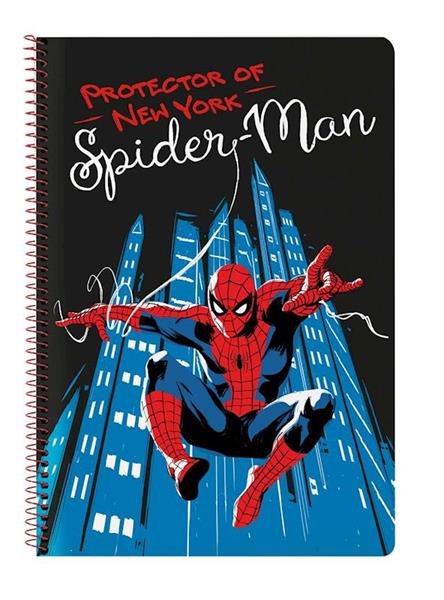 Imagen de Libreta Folio 80 H. Tapas Duras Spider-Man "Hero" 21,5X31X1