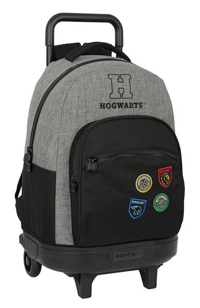 Imagen de Mochila Gde. C/Ruedas Compact Extraible Harry Potter "House Of Champions" 33X45X22Cm