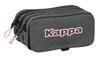 Imagen de Portatodo Triple Big Kappa "Silver Pink" 21,5X10X8Cm