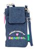 Imagen de Monedero Portamovil Benetton "Denim" 10X19Cm