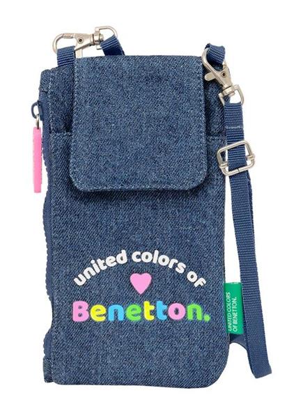 Imagen de Monedero Portamovil Benetton "Denim" 10X19Cm