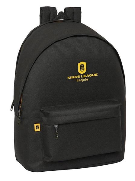 Imagen de MOCHILA DOBLE PARA PORTATIL 15,6"+USB KINGS LEAGUE 31X44X18 CM