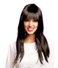 Imagen de Peluca Larga Con Flequillo Negra Mujer Viving Costumes 