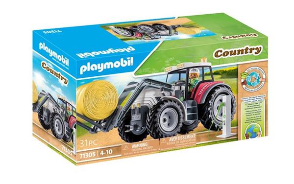 Imagen de Playmobil Tractor grande con accesorios