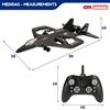 Imagen de Drone radio control Falcon con luces frecuencia 2.4G