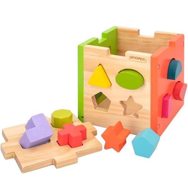 Imagen de Cubo Actividades Madera Color Baby