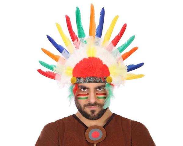 Imagen de Diadema de Plumas Indio Atosa