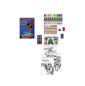 Imagen de Conjunto de papelería Coloreable Marvel 30.0 X 30.0 X 2.5 Cm
