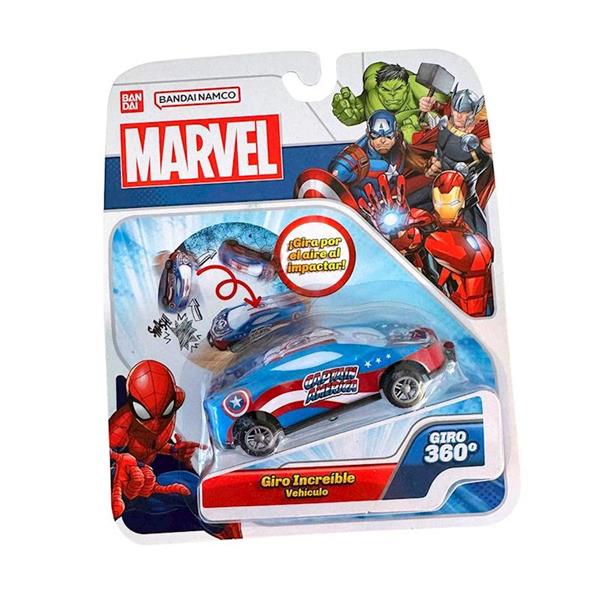 Imagen de Vehiculos Para Coleccionar Flip Cars Marvel (Spiderman,Hulk,Ironman o Capitan America) - Modelos surtidos