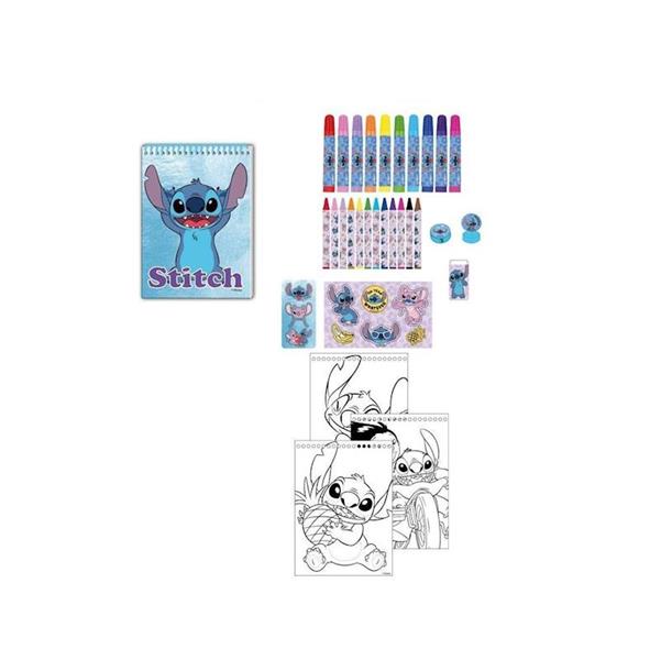 Imagen de Conjunto de papelería Coloreable Stitch 30.0 X 30.0 X 2.5 Cm