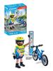 Imagen de Figura Patrulla en bicicleta Playmobil City Action.