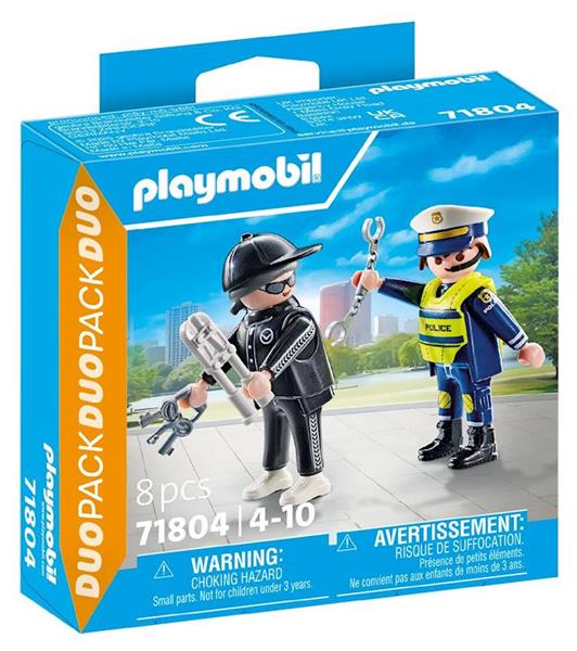 Imagen de Policía y ladrón Playmobil Action Heroes.