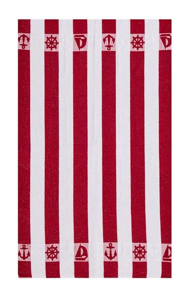 Imagen de Toalla Marina Rojo 100X160 cm  - Modelos surtidos