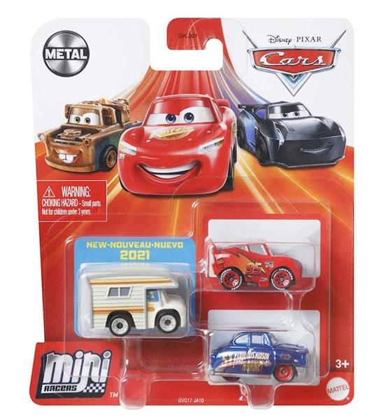 Imagen de Coche Cars mini set 3 unidades con carroceria metalica y ruedas giratorias. - Modelos surtidos