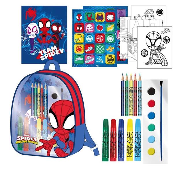 Imagen de Coloreable Mochila Spidey   22.0 X 23.0 X 7.0 CM