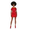 Imagen de Barbie Fashionistas Afroamericana Con Vestido Rojo